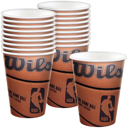 Spalding Basketball Party Cups - 9 Oz. Pack of 18