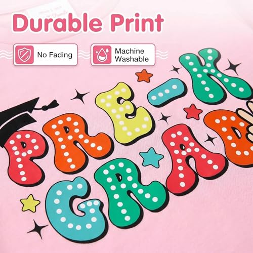 Image of Preschool Graduation Shirt for Kids Pre-K Grad Gifts for Girls Boys T-Shirt Top