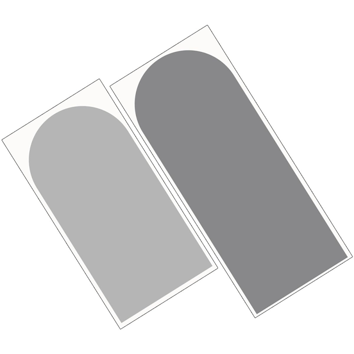 Sticker mural géométrique PVC arche élégante pour masquer les imperfections de vos murs