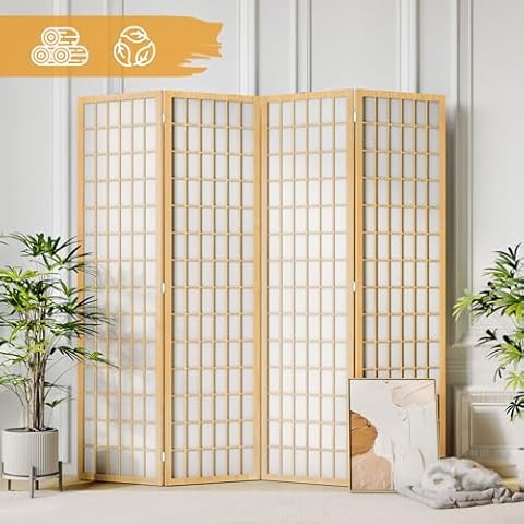 JOSTYLE 4-Panel Room Divider Cover