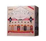 A Whisky Tour of the World - Second Edition | 2025 Limited Edition Whisky Gift Pack | 24 x 50ml Premium Whiskies, 2 x Tumblers and Illustrated Book with Tasting Notes