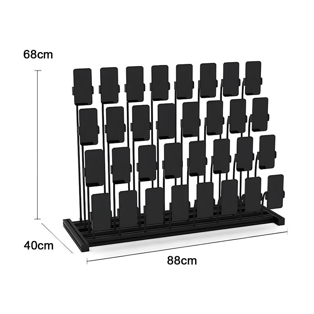 Soporte retráctil para teléfono móvil de escritorio, soporte para control grupal de teléfono móvil, transmisión en vivo, multicapa, multicámara, rotación de 360°, para ver videos(G-88X40X68CM)