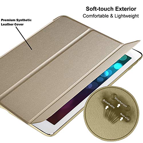 Image of DuraSafe Cases for iPad 9.7 inch Old Model 4 3 2 Gen PC Case A1458 MD513HN /A A1416 MC705HN /A MD328HN /A MD336HN /A A1395 MC769HN /A MC954HN /A MC979HN /A A1459 MD514HN /A MD511HN /A MD515HN /A - Gold