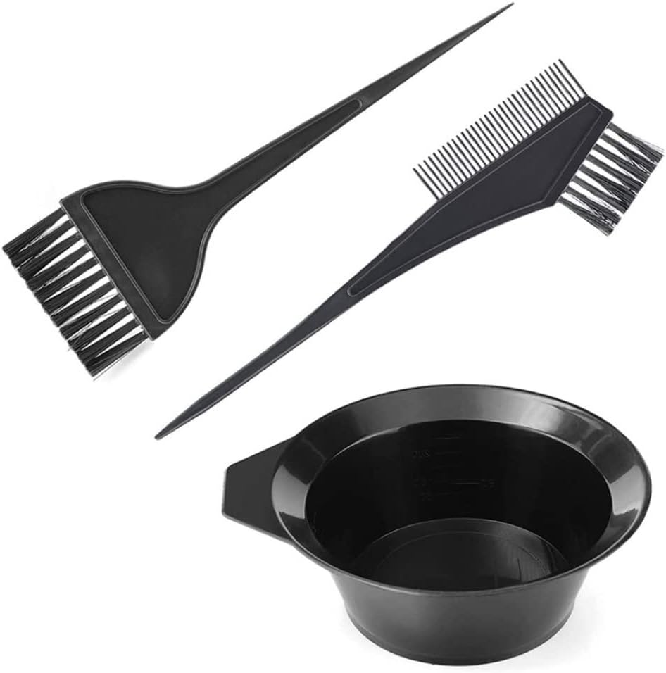 Hotaden Hair Dye Coloring Set Hair Dye Comb Brush with Mixing Bowl Hair Coloring Applicator Comb DIY Salon Tool. : Beauty & Personal Care