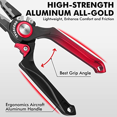 Truscend Fishing Pliers Saltwater with Mo-V Blade Cutter - Image 4