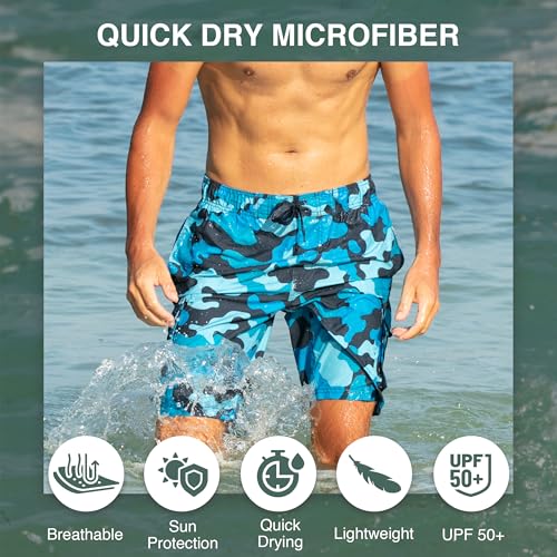 Image of Kanu Surf Mens Barracuda Swim Trunks (Regular & Extended Sizes)