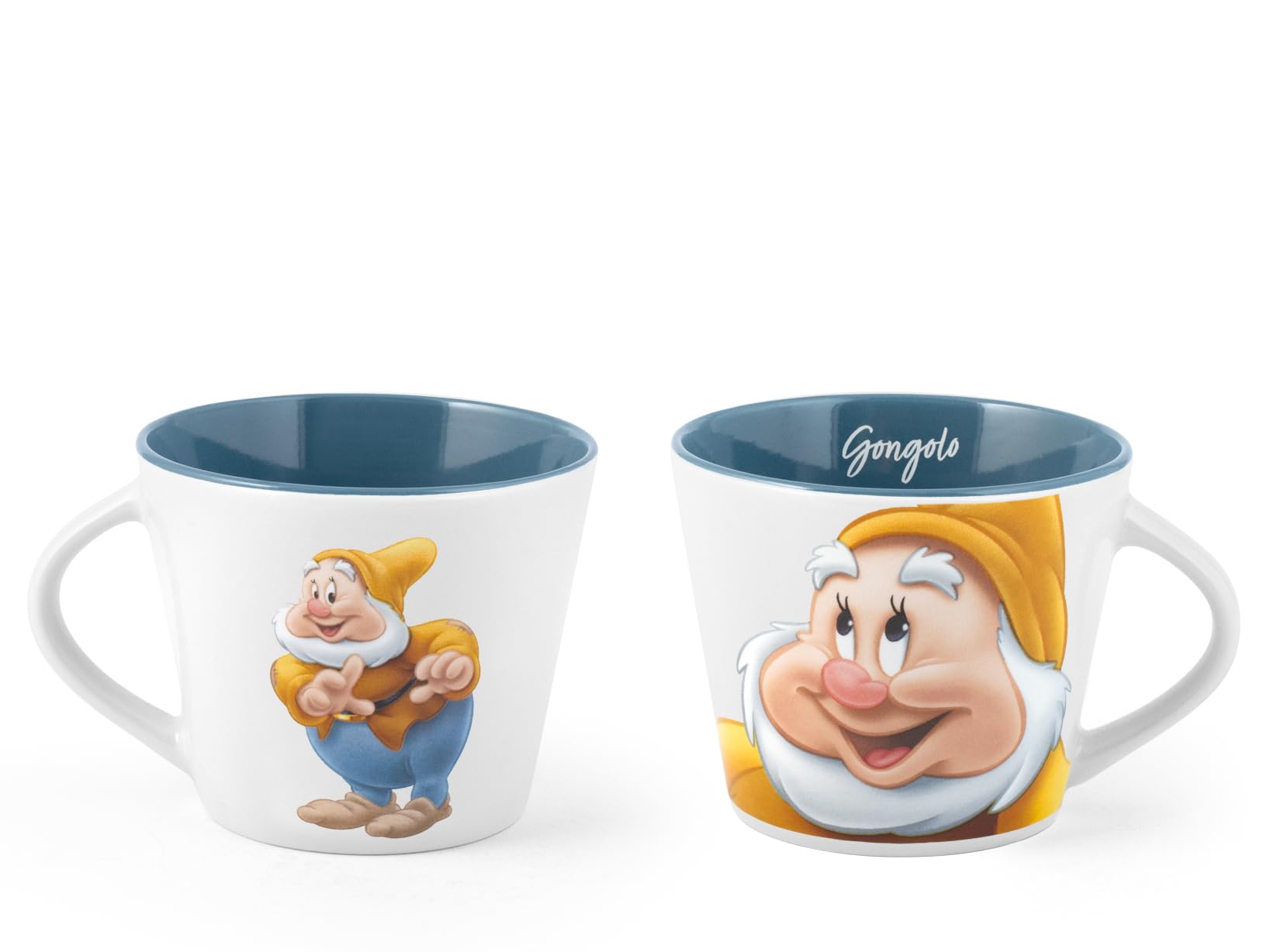 Home Disney- Sette nani, set 12 tazze da te' Sette nani POP, 280 cc, personaggi assortiti, New Bone China, lavabili in lavastoviglie, idonee al microonde