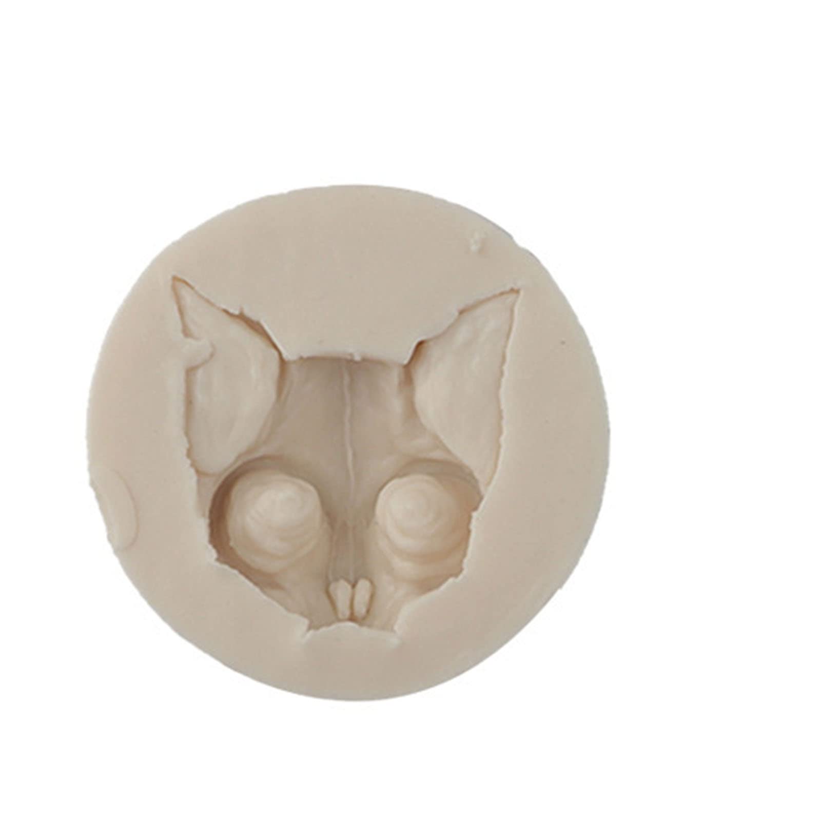 Tsophreniq 3D Devil Cat-Resin Molds Cat-Head Silicone Animal-Casting Mold for Epoxy Fondant Mold DIY-Home Halloween-silicone for Baking