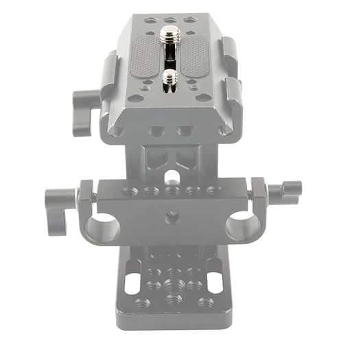 Miniatura 3 de NICERYIG - Adaptador de tornillo de liberación rápida para cámara de 38 pulgadas y 14 pulgadas, adaptador de tornillo para trípode y accesorios para