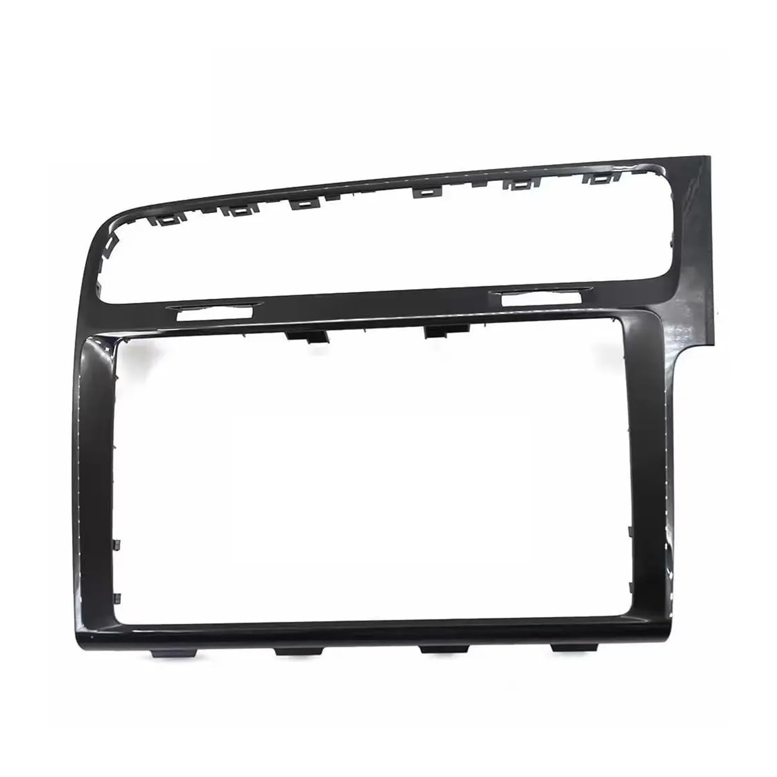 Fascia Marco para VW para Golf MK7 .5 Piano Negro 8 Pulgadas 9,2 Pantalla Bisel Interior Tira Embellecedora Marco Decorativo Radios Coche Juego Panel Radio