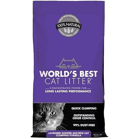 World's Best Cat Litter Extra Strength Lavender 7 lbs