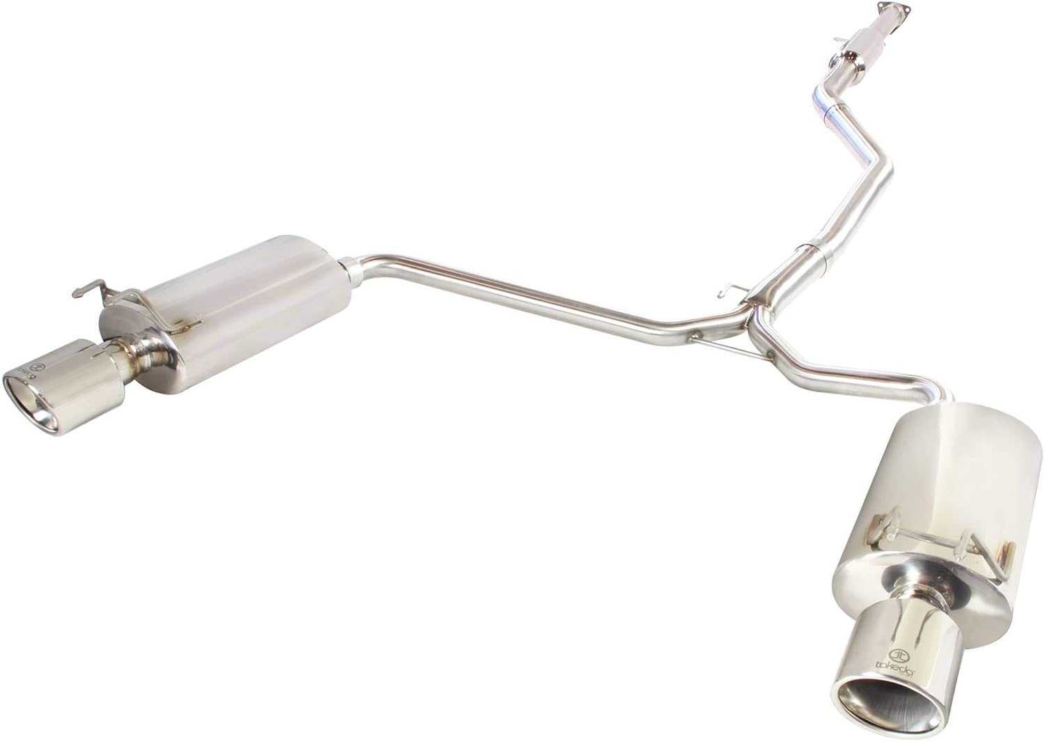 aFe 49-36605 Dual Cat-Back Exhaust System for Honda Accord 2.4L Engine