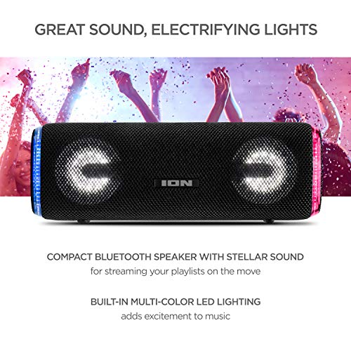 Image of Ion Audio Slam Jam-IPX7 Waterproof Bluetooth Speaker with Microphone, Rechargeable Battery, 15 Drum Sounds, Aux Input and USB Charge Port (Pack of 2)
