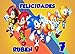 OBLEA de Sonic Personalizada con Nombre y Edad para Pastel o Tarta, Especial para cumpleaños, Medida Rectangular de 28x20cm