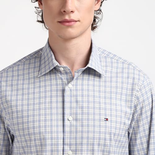 Image of Tommy Hilfiger Men's Cotton Regular Fit Shirt