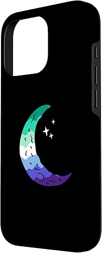 Vista 50 de Funda para iPhone 11 Pro Max Sutil MLM Pride Moon Phase Vintage LGBT Gay MLM Masculino