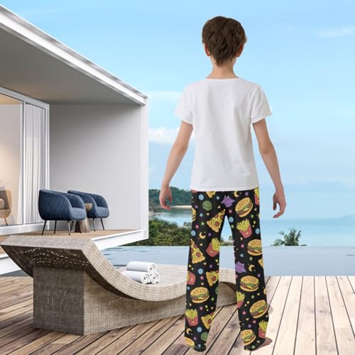 visesunny Boys' Pants Funny Pattern Autumn Jogger Pants Elastic Waist Sweatpants Long Bottoms Trousers with Pockets S-XL3