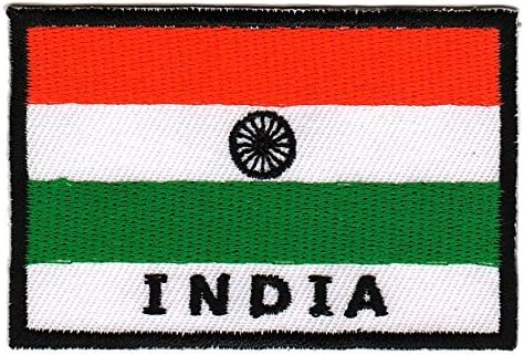 India Flag Iron On Patch Applique