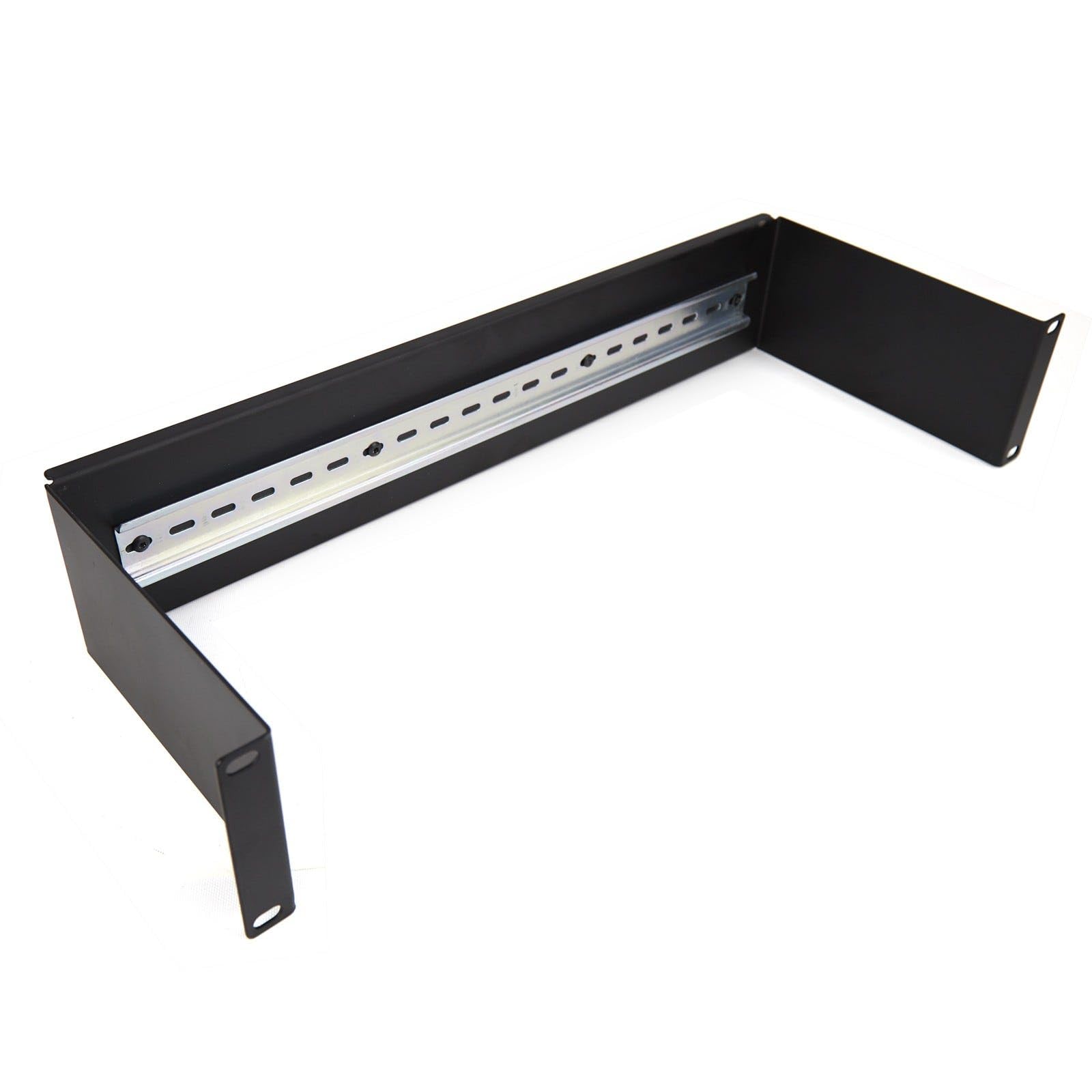 kenable Support de montage sur rail DIN 2U pour armoires de données réseau 19"