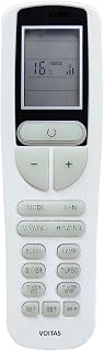 5 Year Warranty AC Remote Compatible for VOLTAS Split/Window 1.5Ton AC Remote, White (Your Old Remote Must Be Exact Same) Price In India