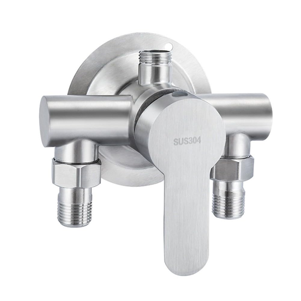 Robinet mitigeur de douche inox pour rafraîchir votre salle de bain moderne