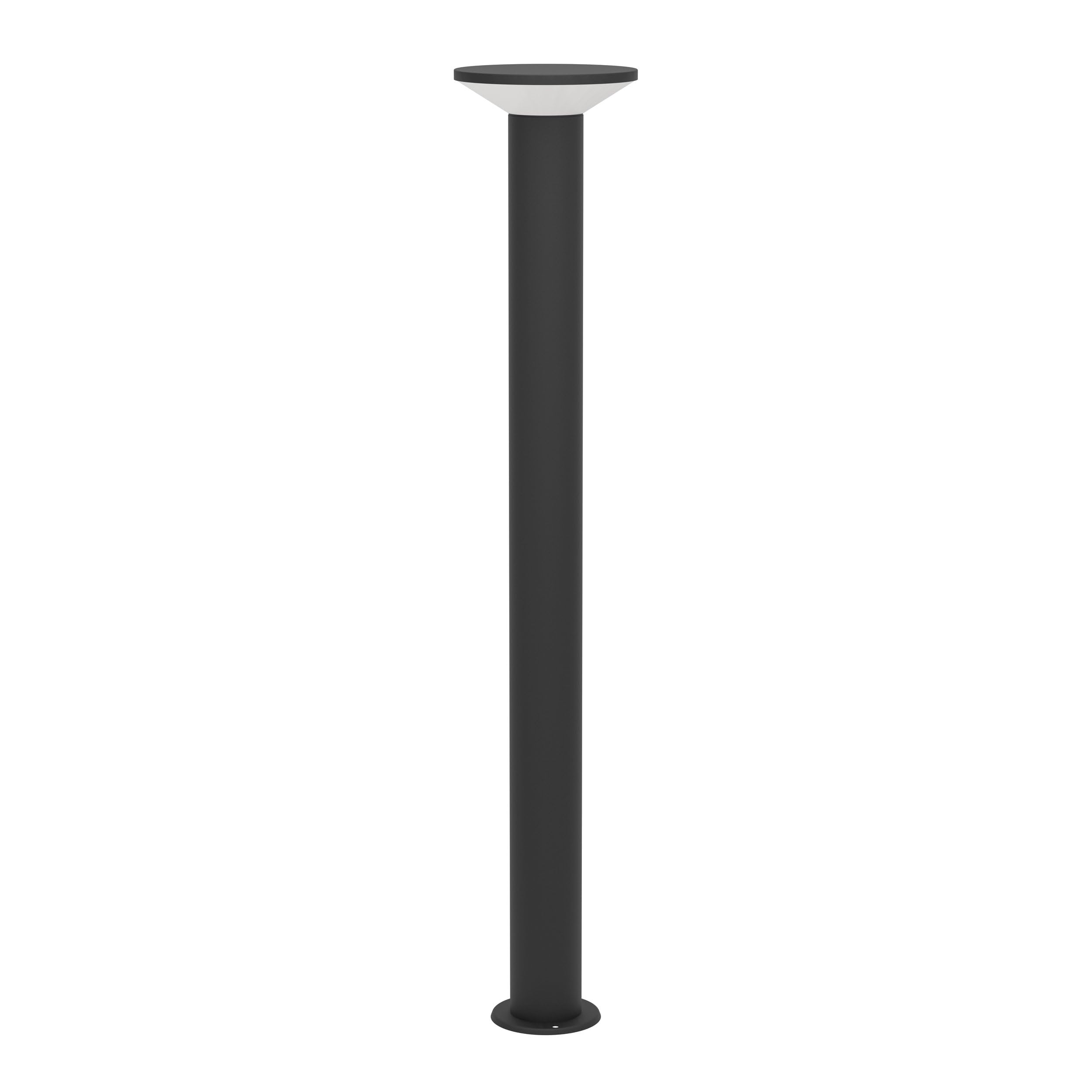 Eglo LED Outdoor Floor Lamp Rigosa, Standing Light, Garden and Terrace Illumination, Pathway Light in Black Metal White Plastic, Warm White, IP44 โ image 1