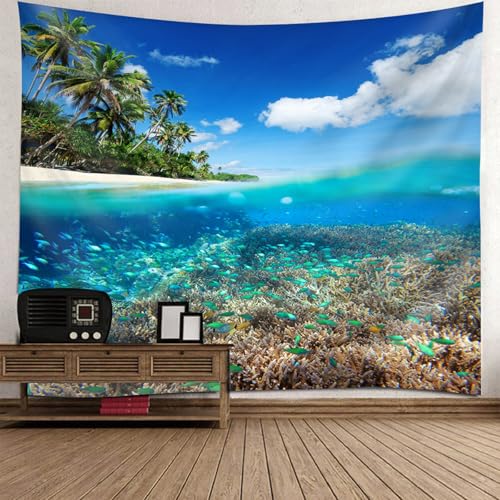 Tapisserie decoration murale mer pour une ambiance plage dans votre chambre