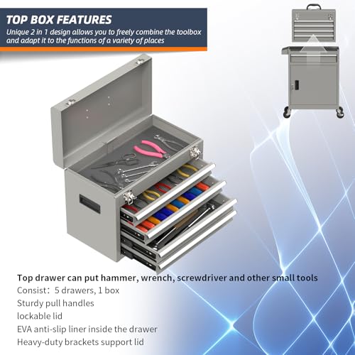 Rolling Tool Chest with Drawers