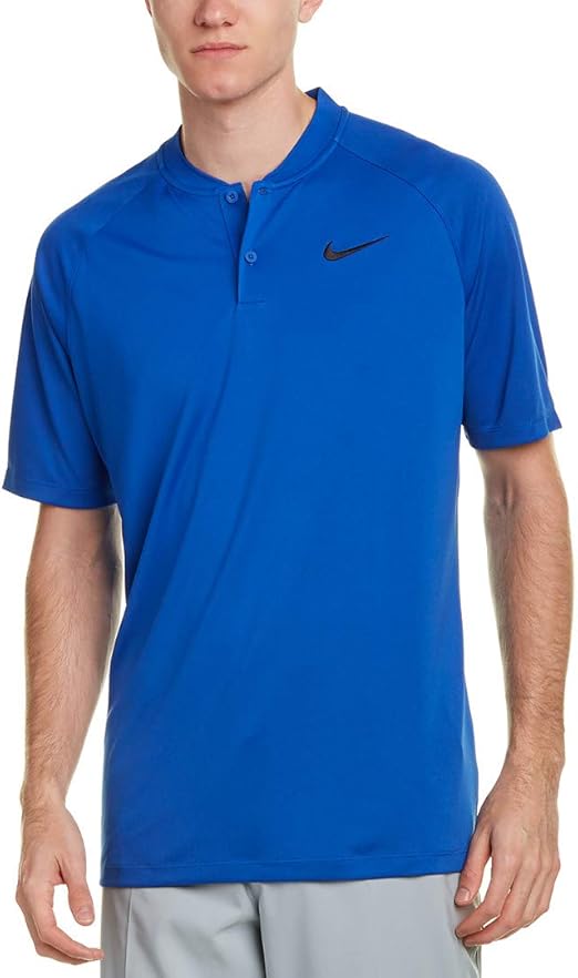 nike golf collarless polo,OFF