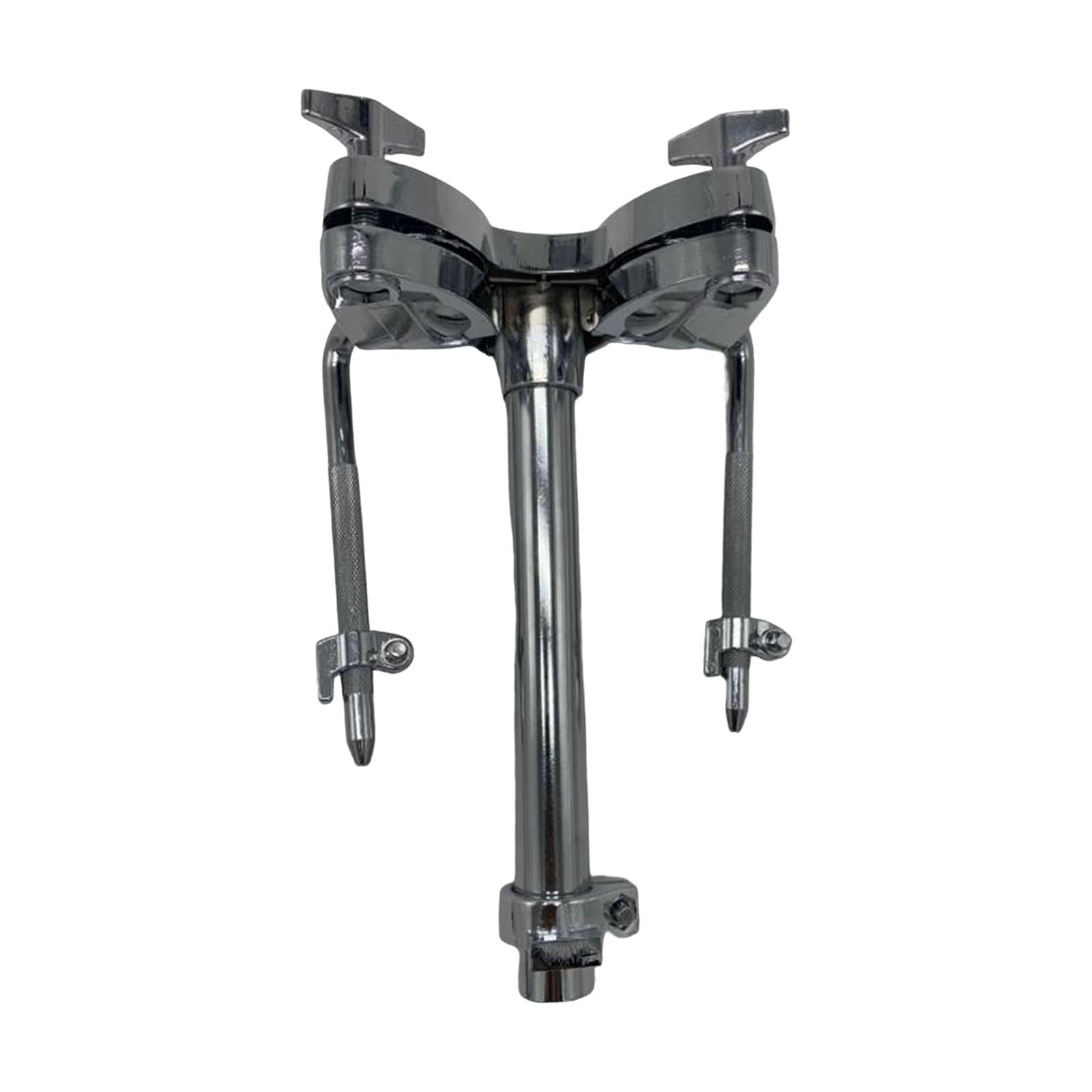 Generic Support de montage en rack Tom Drum, support de pince pour jeu de batterie, pince à bras Double Tom pour jeu de grosse caisse