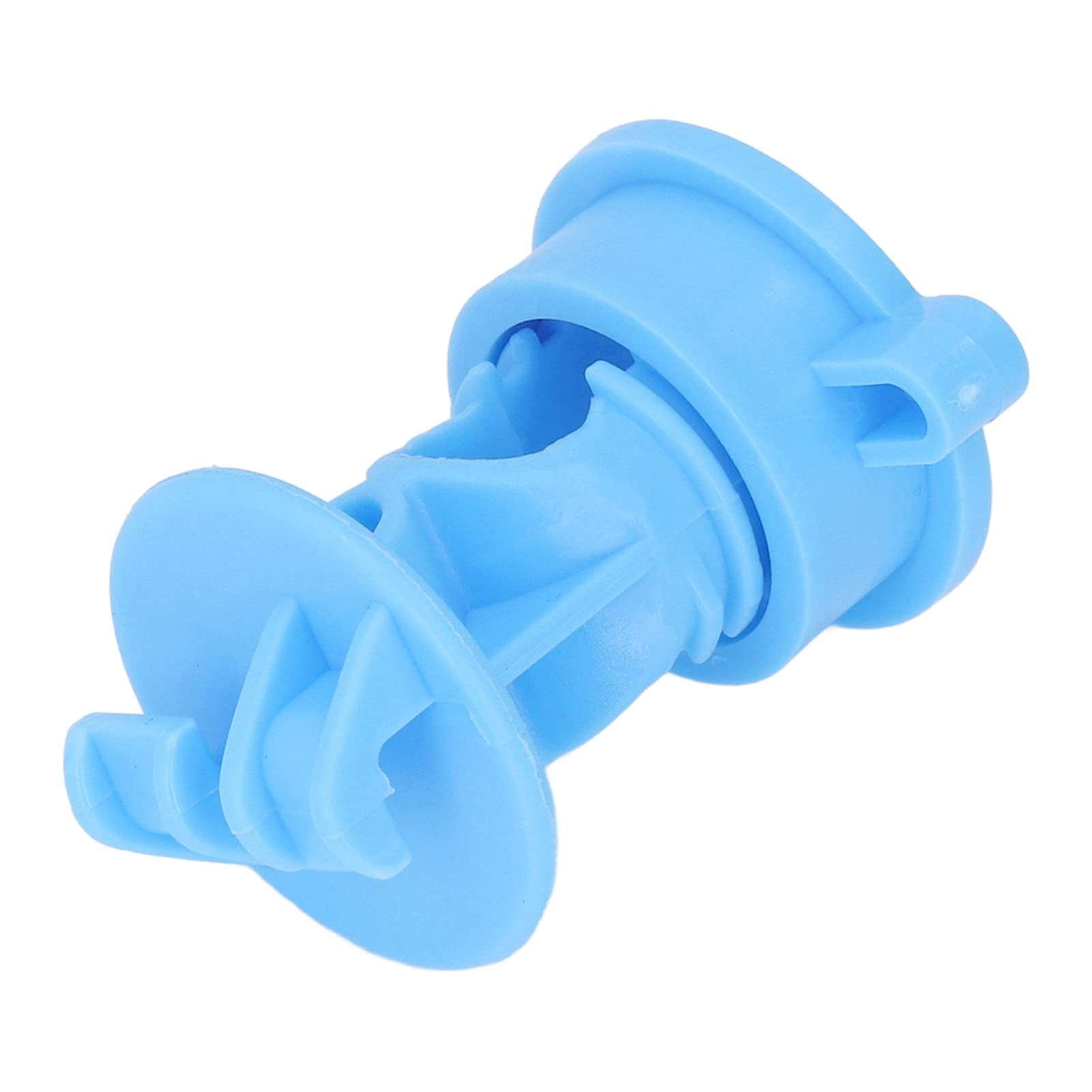 100 Uds aislador ABS 55mm de Longitud 48mm de Ancho aisladores Tipo Perno para Cerca eléctrica jardín agrícola (Azul)