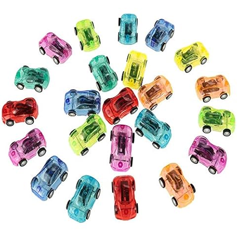 DaricowathX 24PCS Pull Back Cars,Mini Push and Go Car Toy,Birthday Party Bag Fillers Pull Back Racing Vehicles for Kids Boys Cover