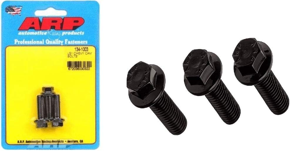Camshaft Retainer Thrust Plate & Cam Bolts compatible with Chevy GM III & IV 4.8 5.3 5.7 6.0 6.2 LS LS1 LQ9 LS2 LS3