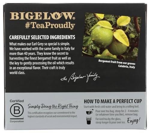 Bigelow Earl Grey Black Tea (40 Count)