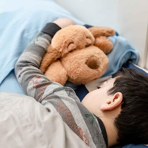 Miniatura 4 de Snuggle Puppy Hero for Kids - Juguete sensorial calmante de latido del corazón con súper capa para inquietarse, compañero de felpa interactivo para