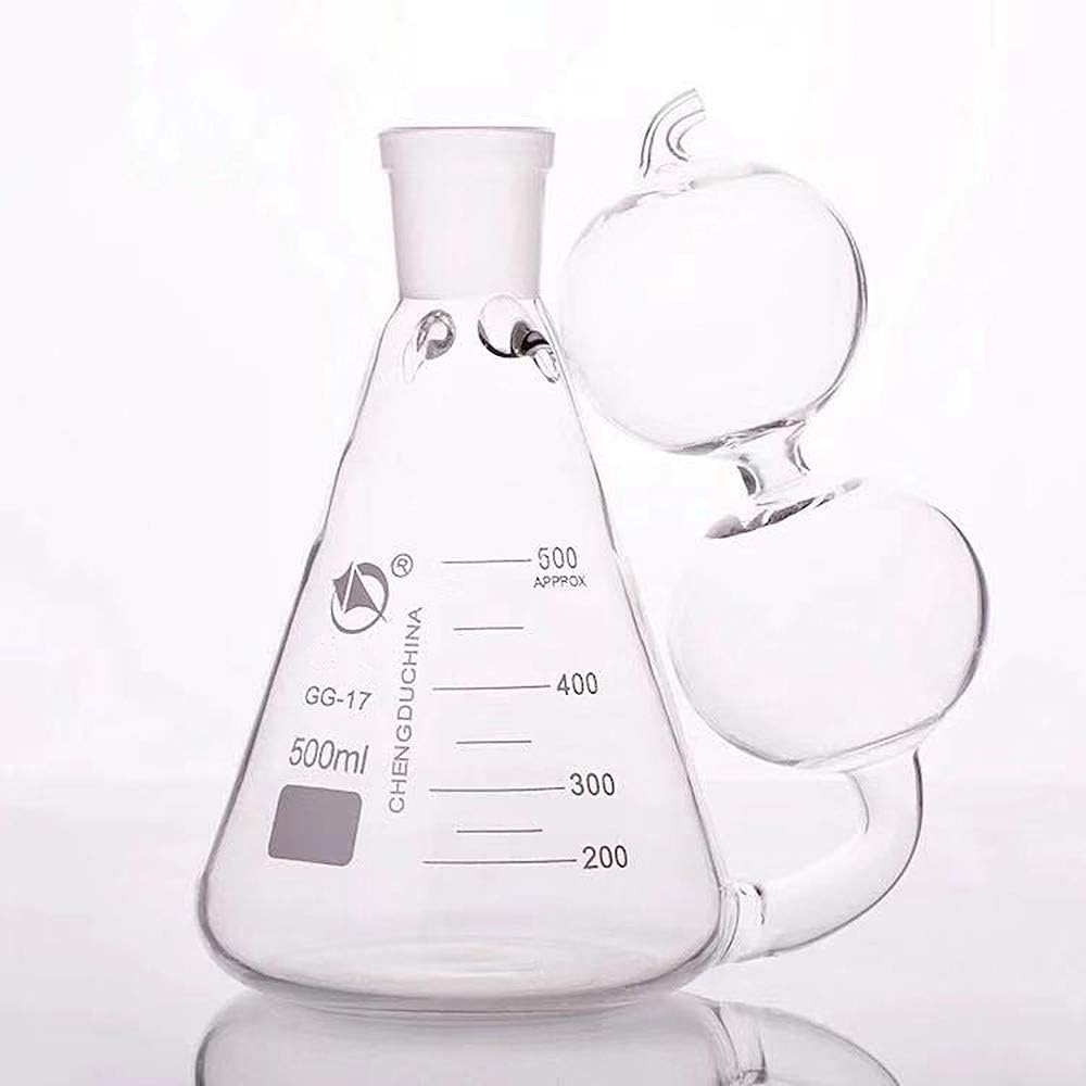 500ml Fertilizer Nitrogen Fixing Flask Double Connecting Sphere Triangle Flask