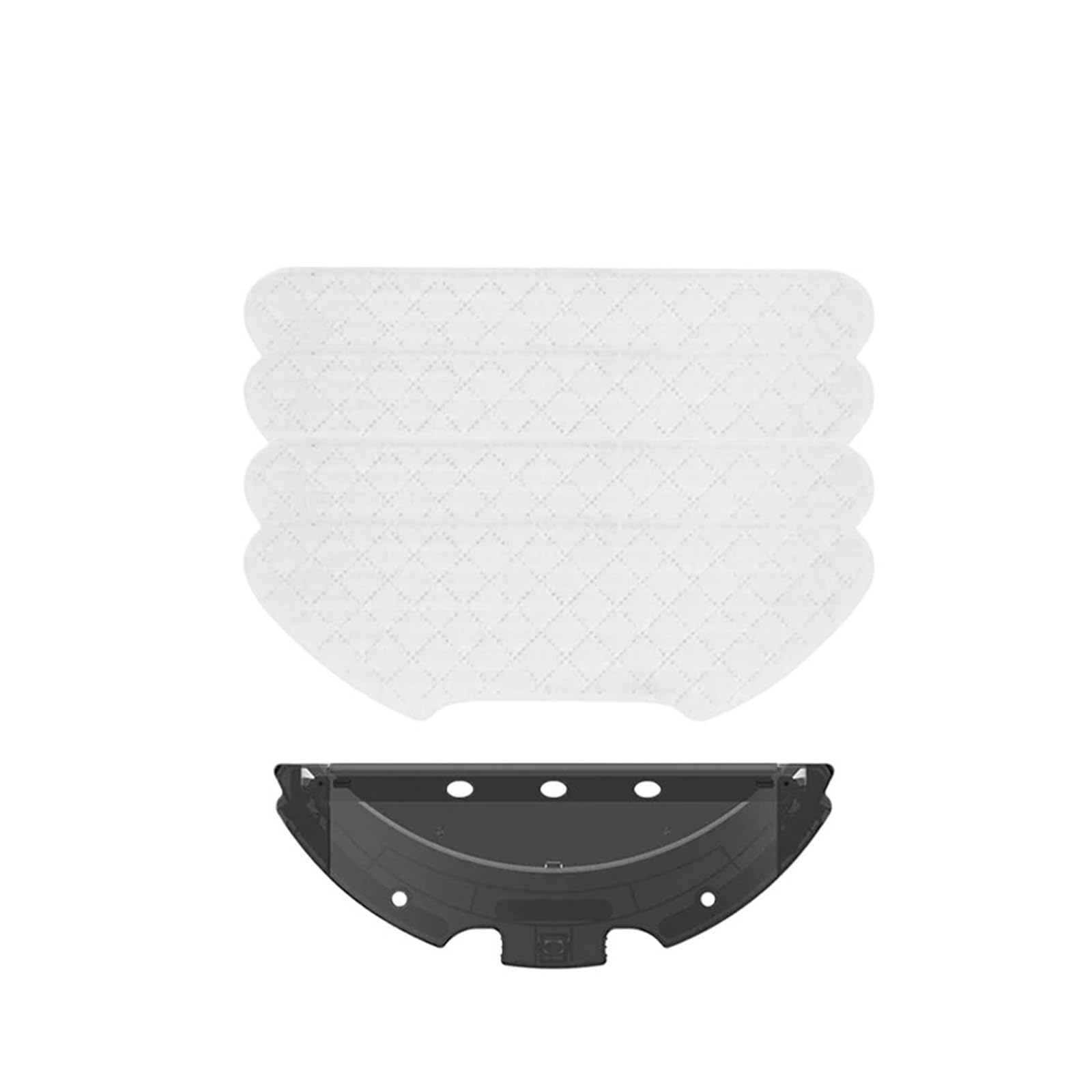 Compatible for Lefant M1 U180，for OKP K4，Disposable Mop X15 Pcs (3 Packs) + Support X1 ，Robot Vacuum Cleaner Mopping Function Maintenance Parts(M1)