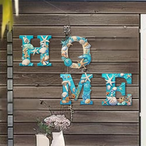 Signe de maison murale en bois pour habiller un couloir vide - 4
