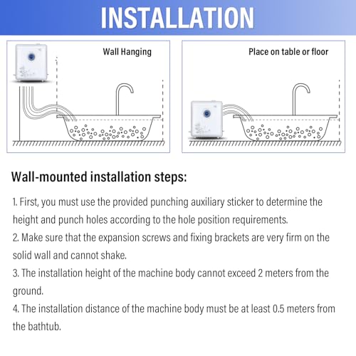 Nano Hydrogen Rich Moisturizing Bubble Bath Machine Above 4000ppd Molecular Hydrogen-Rich Water Bath Spa Bath Machine for Skin Health - Image 10