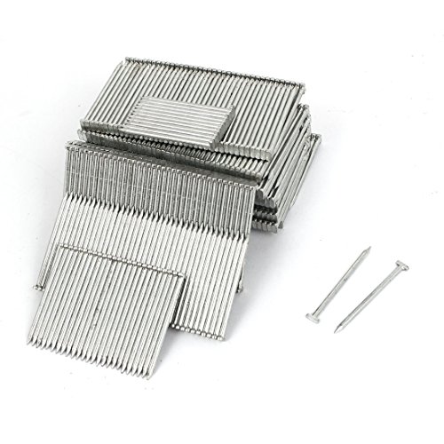 Aexit Decorative Steel T45 Brad Nails Silver Tone 41mm Length 874PCS (86e05217bcbe56094636a99decf9e5ba)