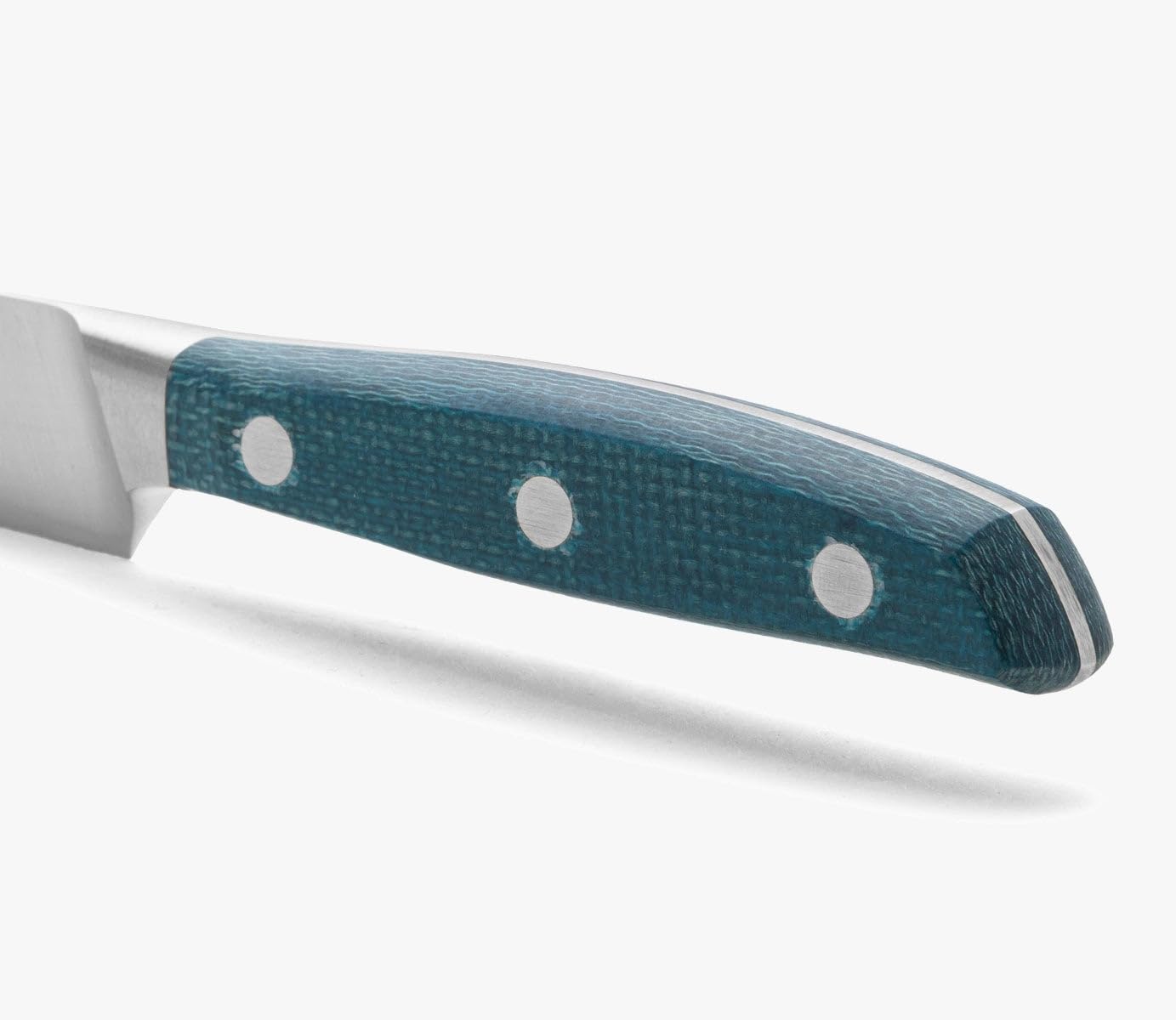 Arcos Séries Brooklyn - Couteau à Poisson - Lame Acier Inoxydable Forgé Nitrum 170 mm - Manche Micarta Couleur Bleu (Fil Soie)