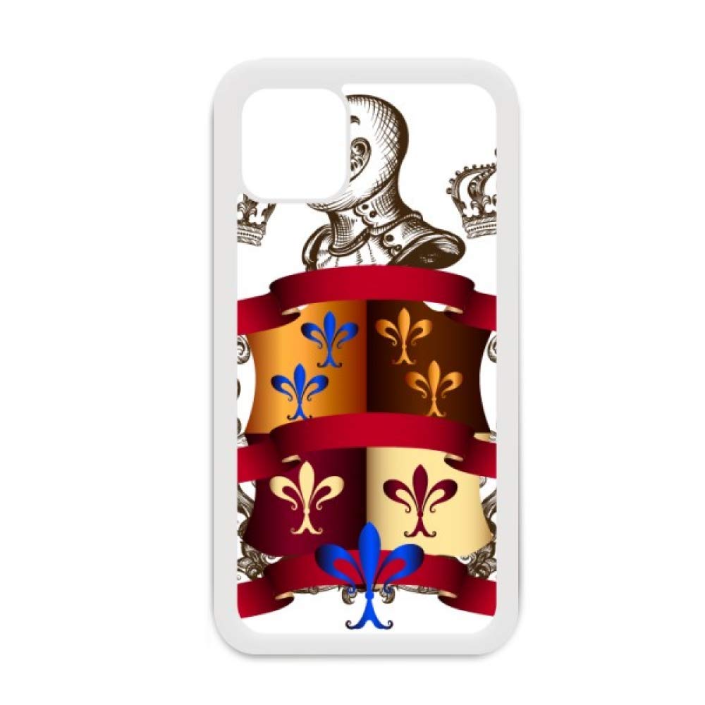 Coque iPhone 12 Pro Max blanche motif armure médiévale contre les rayures - 4