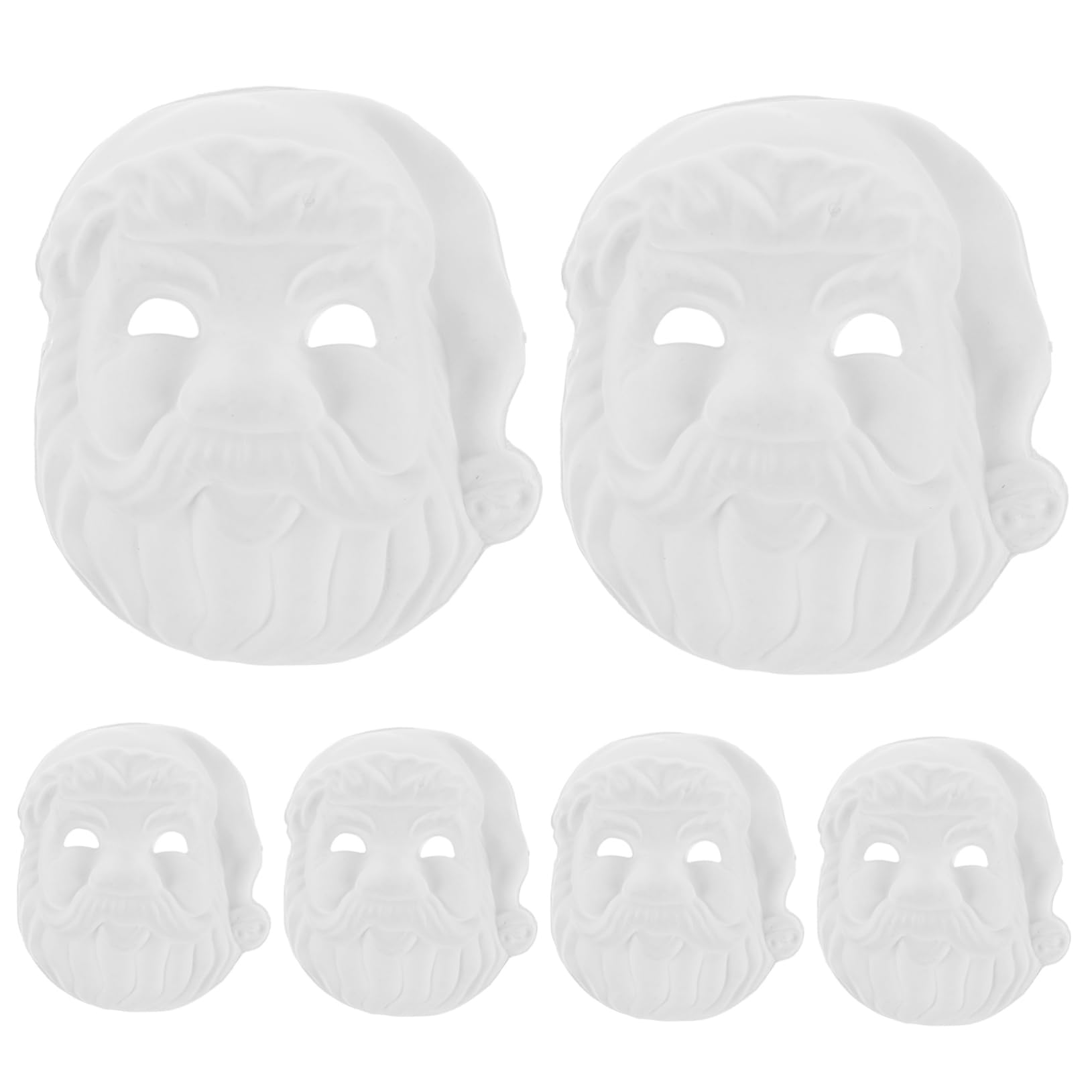 VICASKY 30pezzi Maschere Per Decorazioni Natalizie Maschere Mano Vuote e Personalizzabili Per e Attività Creative