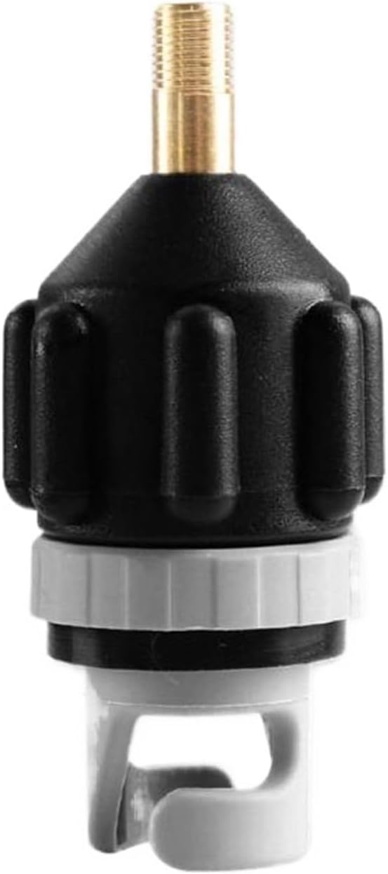 Black Nylon Air Valve Adaptor Wear-Resistant Rowing Boat Air Valve Adaptor Air Inflatable SUP Valve Adaptor Accessories