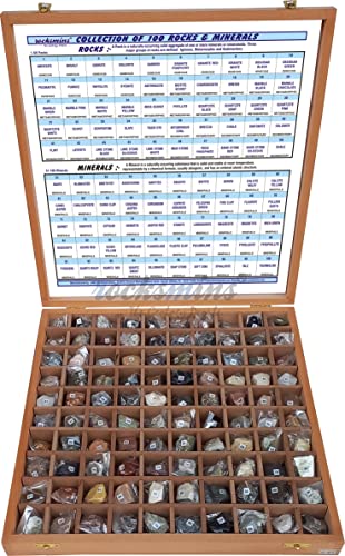 Rocksmins Collection of 100 Rocks & Minerals in a Export Quality ...