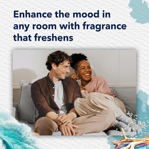 Image of Glade PlugIns Refills Air Freshener, Scented and Essential Oils for Home and Bathroom, Sky & Sea Salt, 3.35 Fl Oz, 5 Count