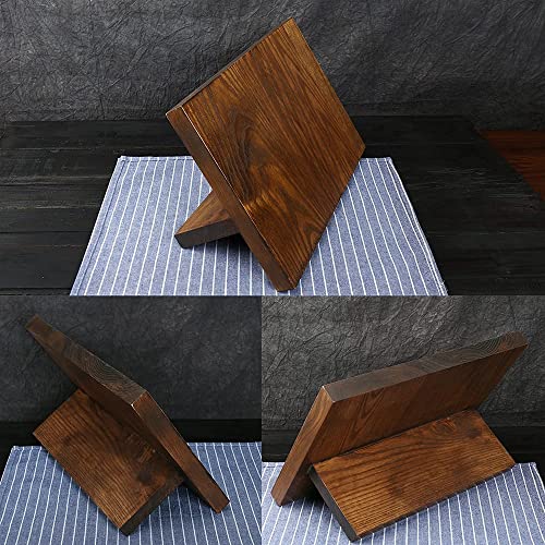 Wildmok Kitchen Knife Set With Block 6 Pieces Sharp Professional Chef Knife Set 3 Layers 9Cr18Mov Clad Steel Knife Set With Magnetic Knife Block #TOP6