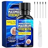 Extra Strong Fungal Nail Treatment for Toenails & Fingernails – Powerful Fungus Eliminator, Strengthen Damaged &Repair, Broken Nails. Anti-Fungal Nail Renewal Solution to Restore Healthy Nails, 30 ml
