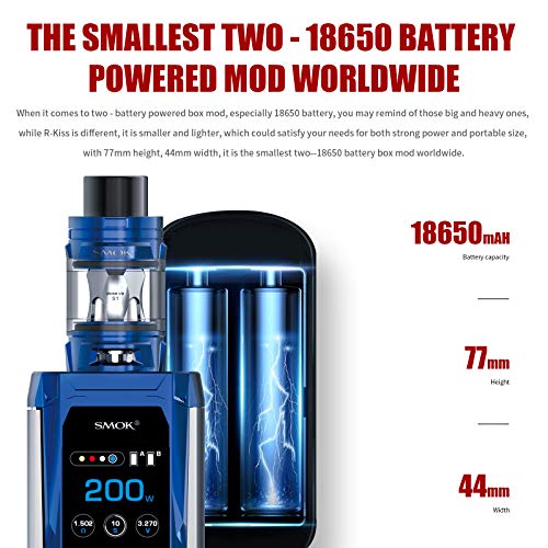 SMOK-R-Kiss-Kit-with-TFV-Mini-V2-Tank-2mL-E-Cigarette-Vape-Starter-Kit-Navy-Blue-No-Nicotine-BATTTERY-NOT-INCLUDED