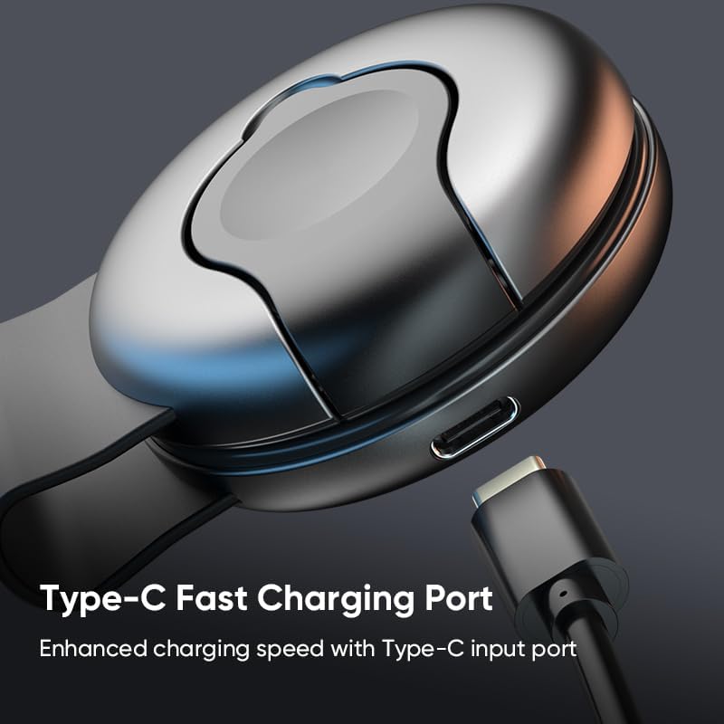 Miniatura 5 de Estación de carga inalámbrica plegable 3 en 1 para Apple de 15 W, cargador magnético rápido para viajes para iPhone 16 15 14 13 12 Pro Max para
